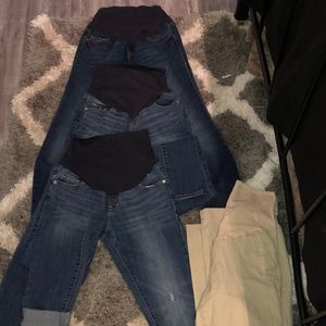 Old Navy Maternity Jeans + khakis bundle